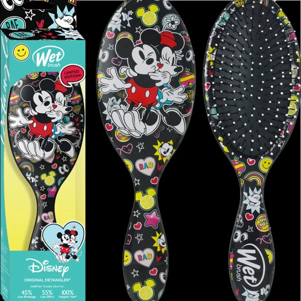❤️SOLD❤️Disney Mickey Minnie Wet Detangler Brush~Limited Edition - Picture 1 of 4